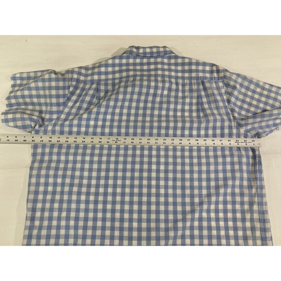 Polo Ralph Lauren Shirt Men’s XXL Blue Plaid Short Sleeve Button Up Casual Prepp - Picture 10 of 11